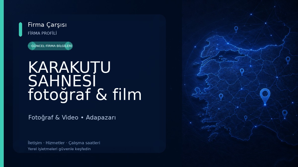 KARAKUTU SAHNESİ fotoğraf & film Fotoğraf & Video