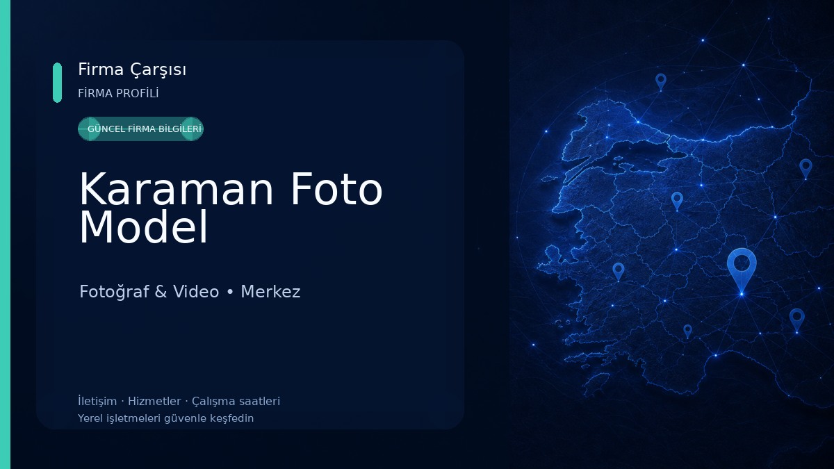 Karaman Foto Model Fotoğraf & Video