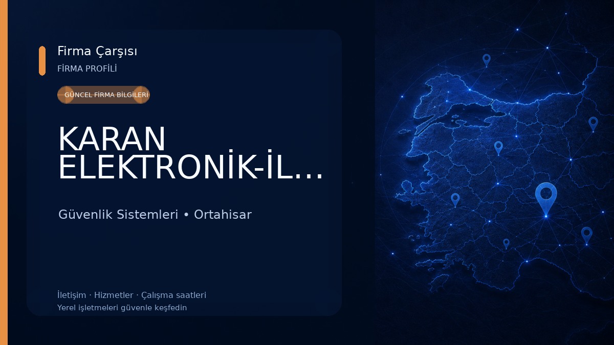 KARAN ELEKTRONİK-İLETİŞİM Güvenlik Sistemleri