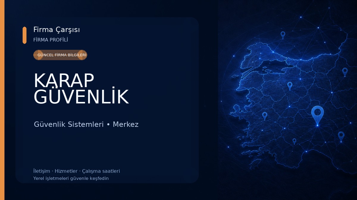 KARAP GÜVENLİK Güvenlik Sistemleri