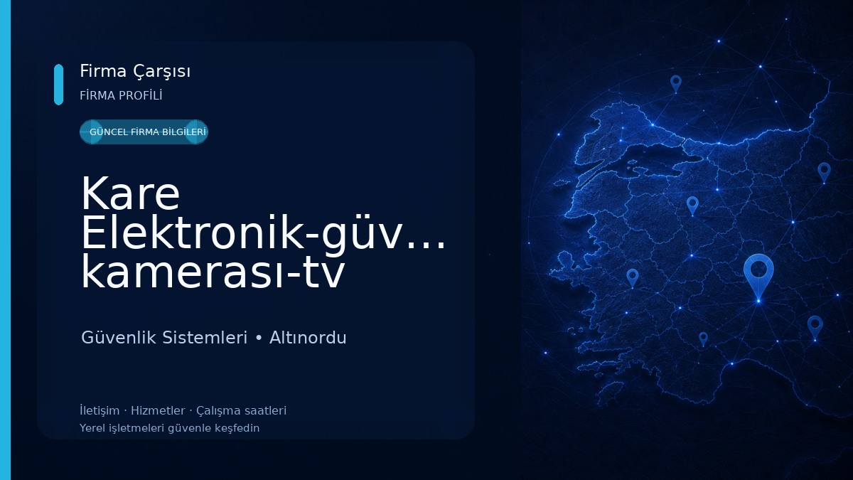 Kare Elektronik-güvenlik kamerası-tv