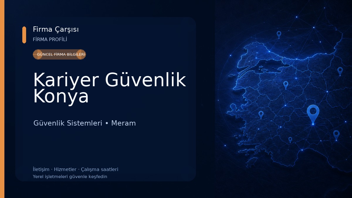 Kariyer Güvenlik Konya