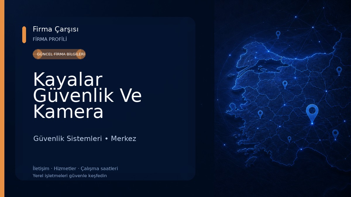 Kayalar Güvenlik Ve Kamera Sistemleri Güvenlik Sistemleri