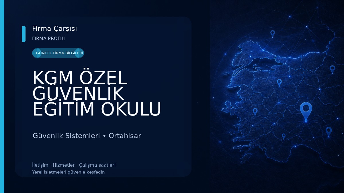 KGM ÖZEL GÜVENLİK EĞİTİM OKULU VE POLİGON Güvenlik Sistemleri