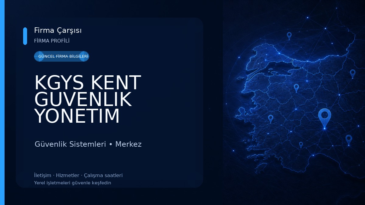 KGYS KENT GUVENLIK YONETIM SISTEMLERİ
