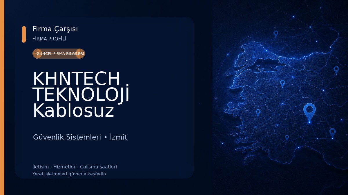 KHNTECH TEKNOLOJİ Kablosuz Kamera Yangın & Akıllı Ev Sistemleri 
