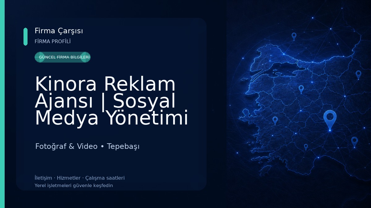 Kinora Reklam Ajansı | Sosyal Medya Yönetimi & SEO Fotoğraf & Video