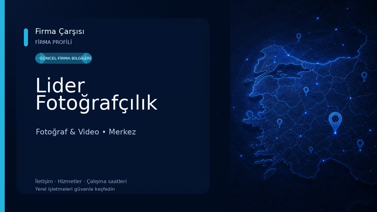 Lider Fotoğrafçılık Fotoğraf & Video