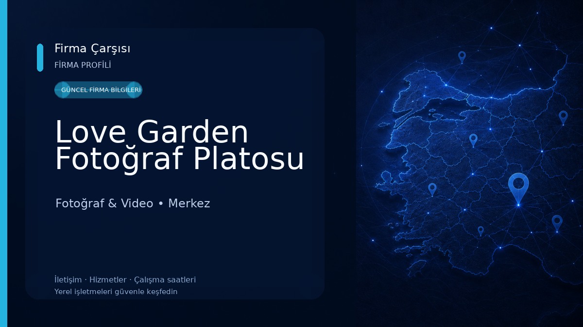 Love Garden Fotoğraf Platosu Fotoğraf & Video