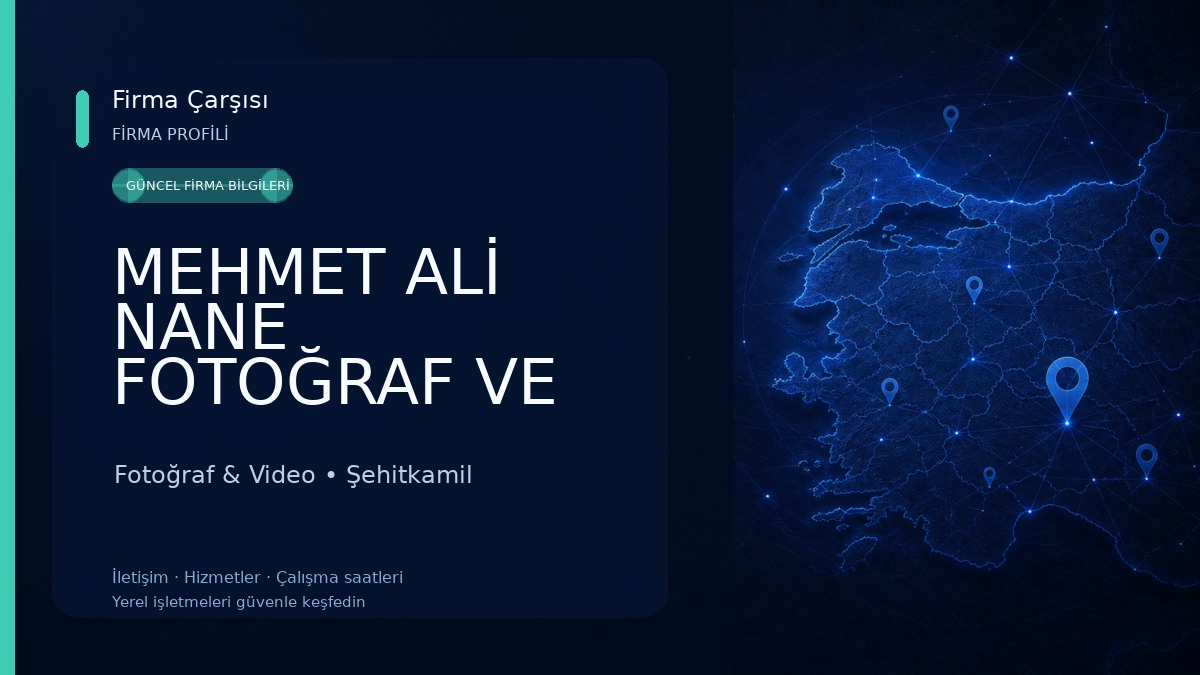 MEHMET ALİ NANE FOTOĞRAF VE VIDEO