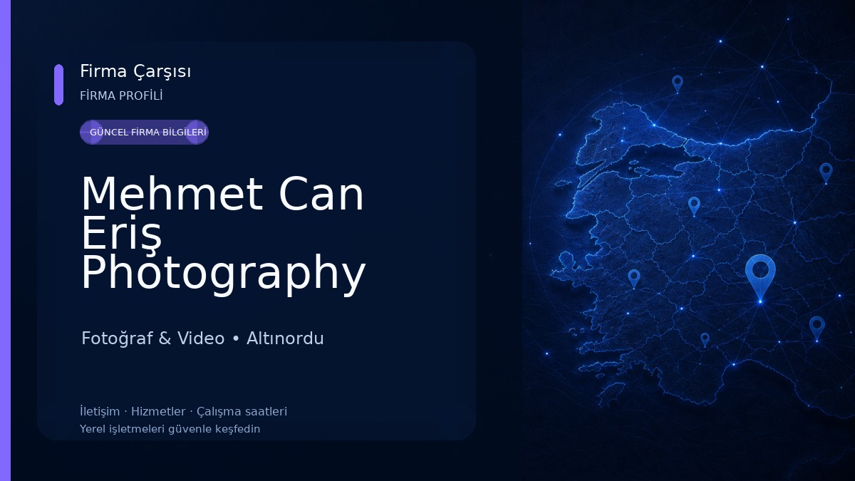Mehmet Can Eriş Photography Fotoğraf & Video
