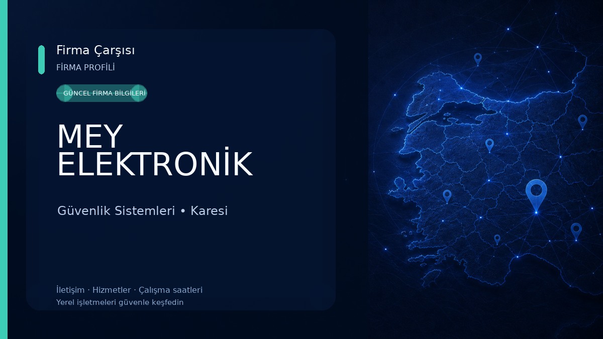 MEY ELEKTRONİK Güvenlik Sistemleri