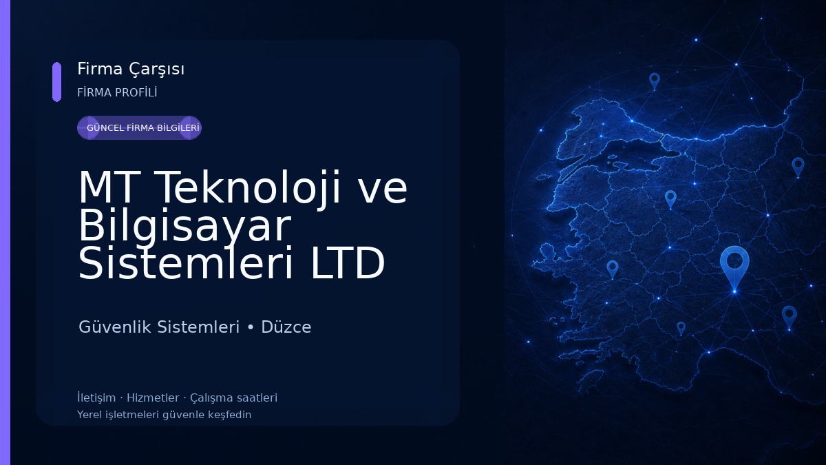 MT Teknoloji ve Bilgisayar Sistemleri LTD ŞTİ