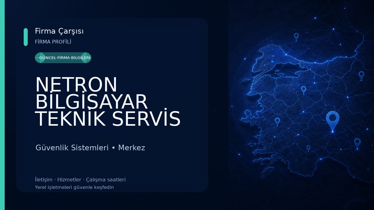 NETRON BİLGİSAYAR TEKNİK SERVİS Güvenlik Sistemleri