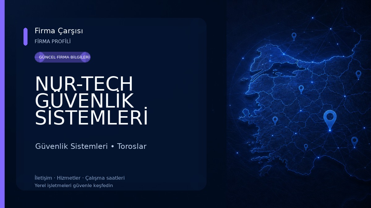 NUR-TECH GÜVENLİK SİSTEMLERİ Güvenlik Sistemleri