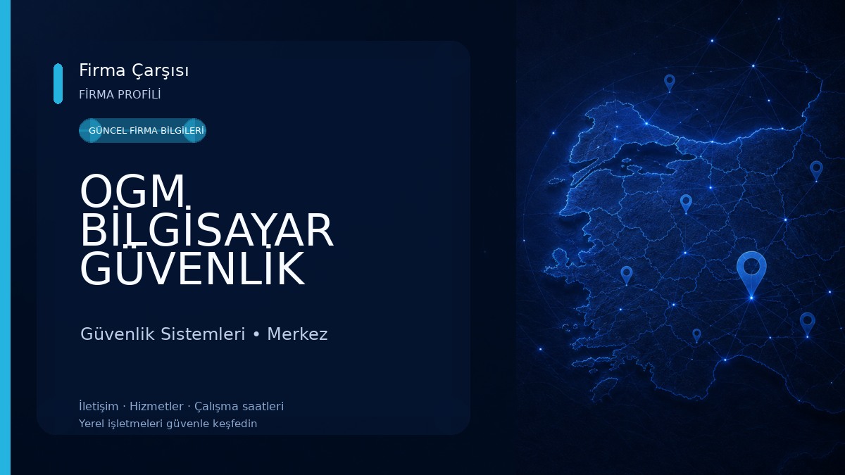 OGM BİLGİSAYAR GÜVENLİK SİSTEMLERİ Güvenlik Sistemleri