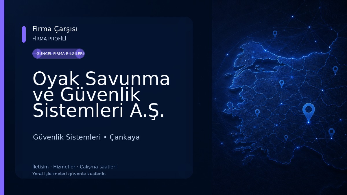 Oyak Savunma ve Güvenlik Sistemleri A.Ş. Güvenlik Sistemleri