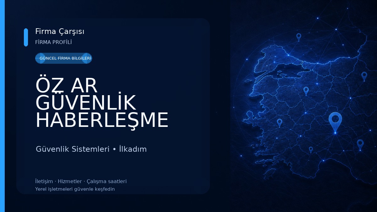 ÖZ AR GÜVENLİK HABERLEŞME BİLİŞİM İNŞAAT ELEKTRİK LİMİTED ŞİRKETİ Güvenlik Sistemleri
