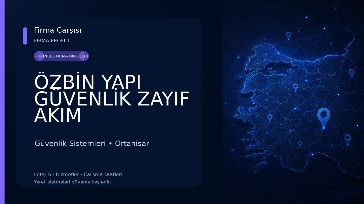 ÖZBİN YAPI GÜVENLİK ZAYIF AKIM SİSTEMLERİ Güvenlik Sistemleri