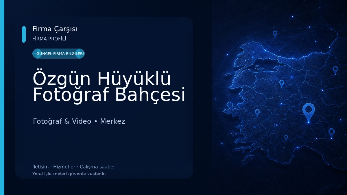 Özgün Hüyüklü Fotoğraf Bahçesi Fotoğraf & Video