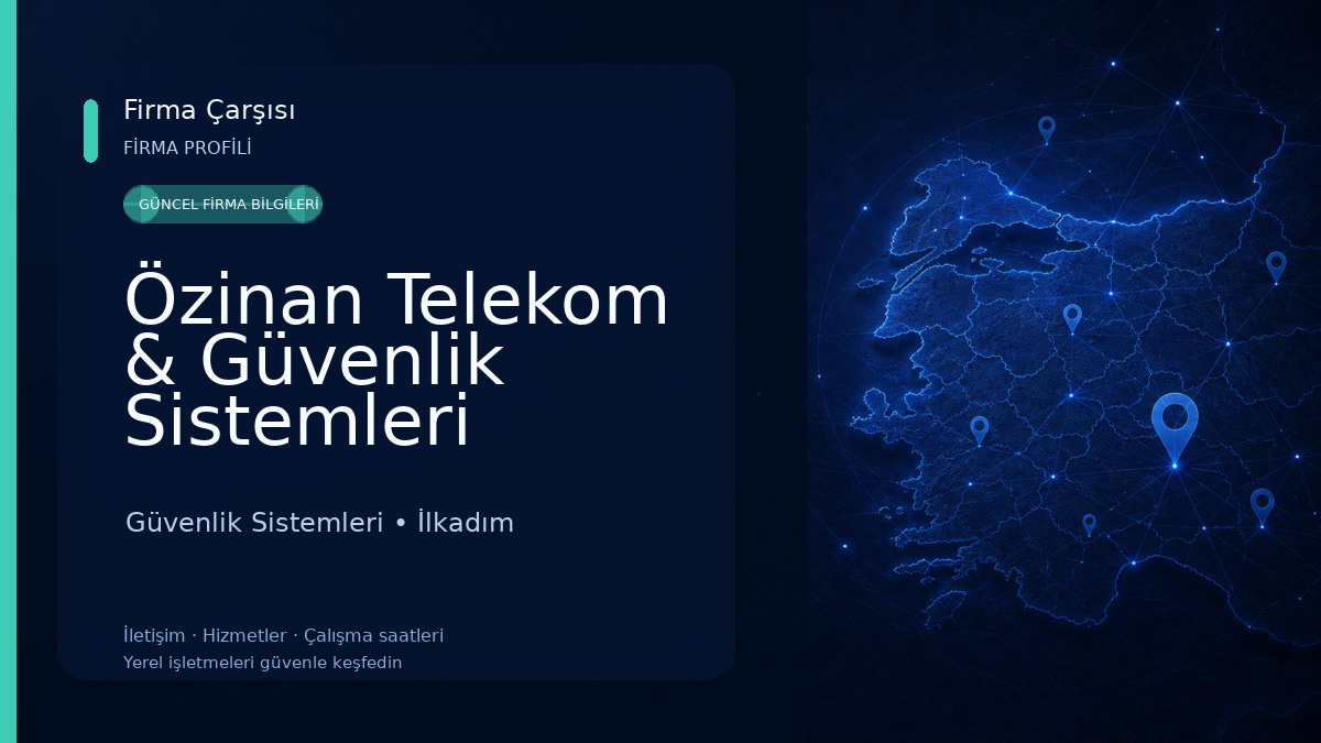 Özinan Telekom & Güvenlik Sistemleri Güvenlik Sistemleri