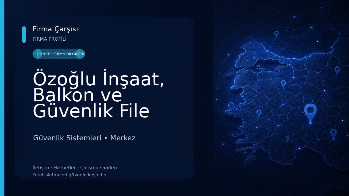 Özoğlu İnşaat, Balkon ve Güvenlik File Sistemleri