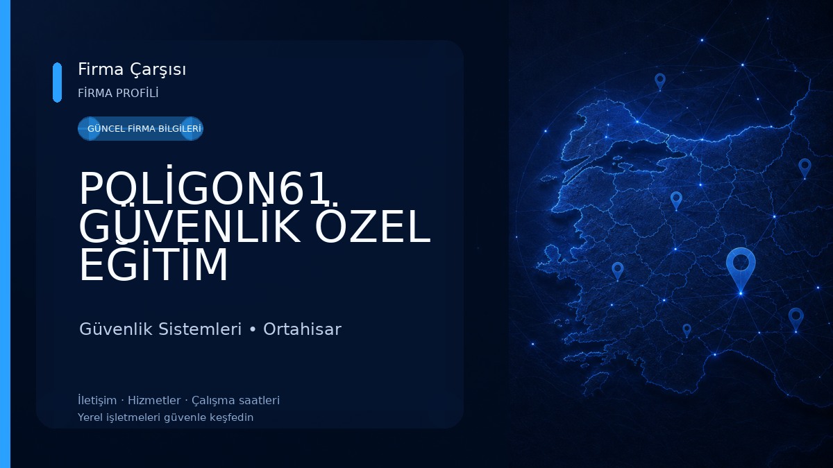 POLİGON61 GÜVENLİK ÖZEL EĞİTİM HİZ.LTD.ŞTİ. Güvenlik Sistemleri