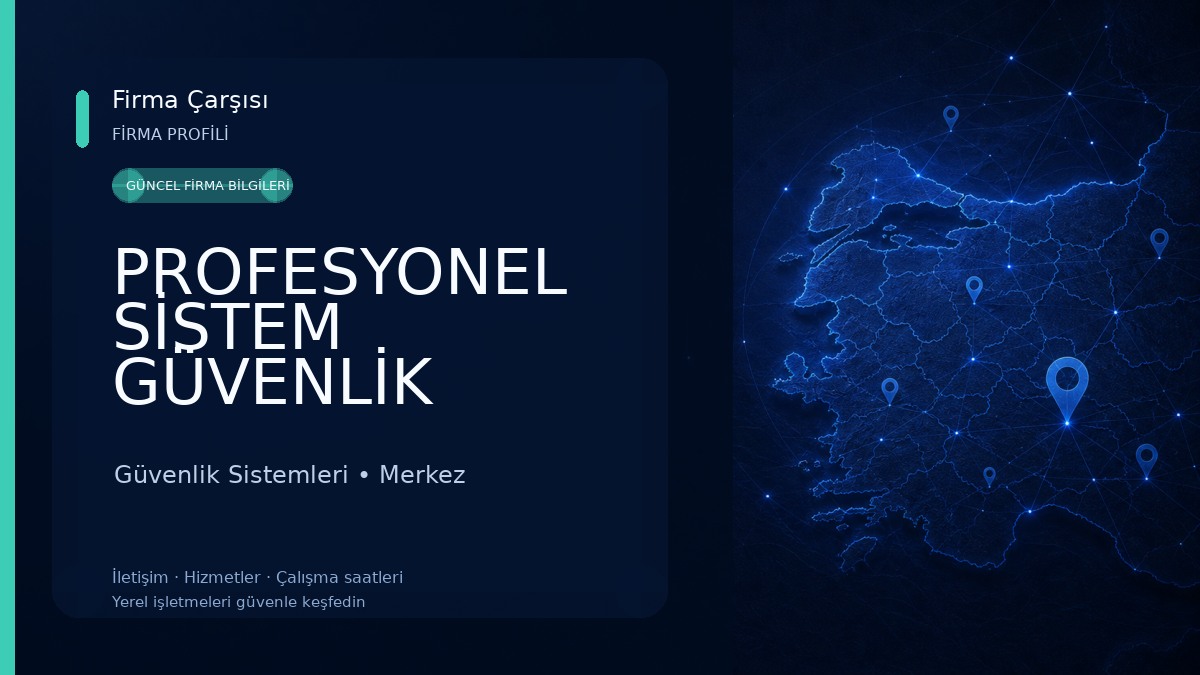 PROFESYONEL SİSTEM GÜVENLİK KAMERA SİSTEMLERİ Güvenlik Sistemleri