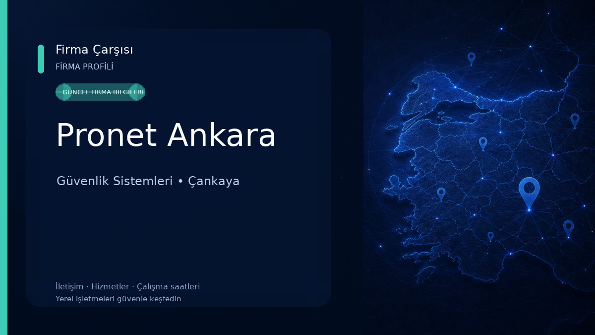 Pronet Ankara Güvenlik Sistemleri