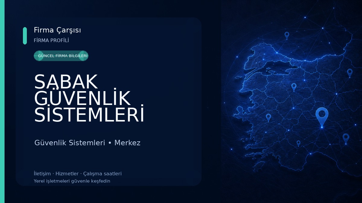 SABAK GÜVENLİK SİSTEMLERİ 