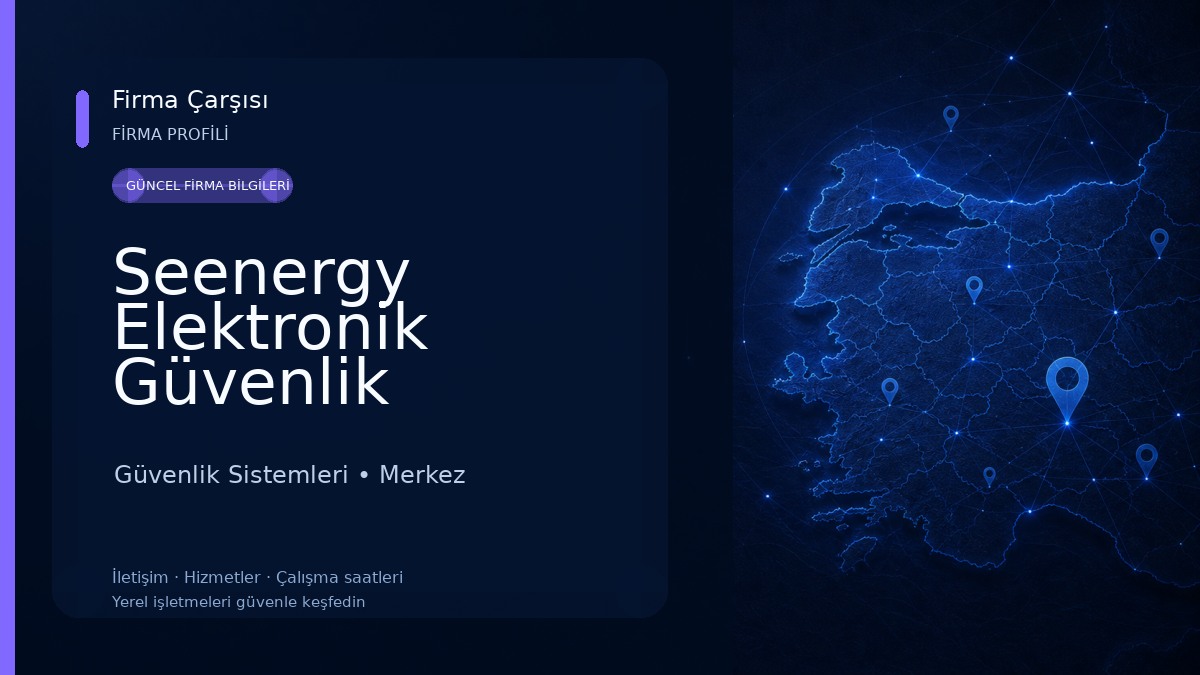 Seenergy Elektronik Güvenlik Sistemleri 