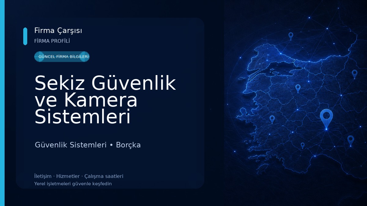 Sekiz Güvenlik ve Kamera Sistemleri Güvenlik Sistemleri