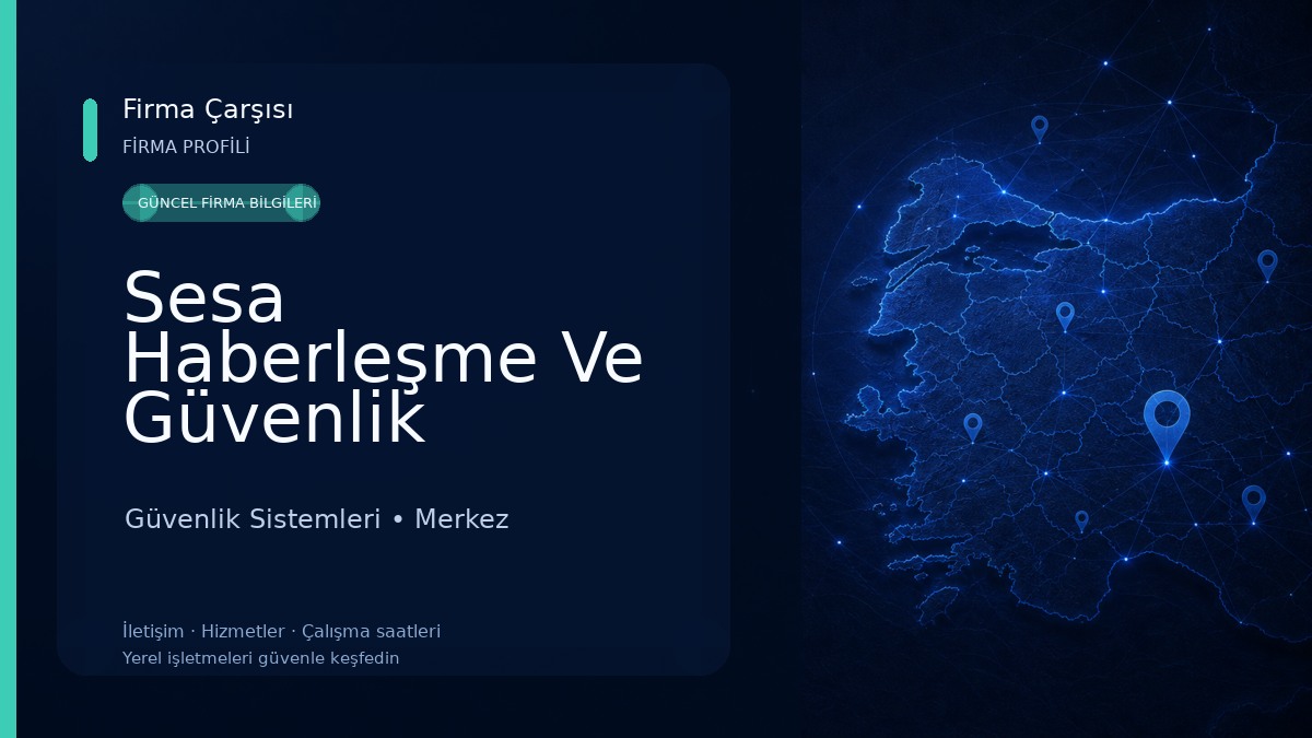 Sesa Haberleşme Ve Güvenlik Sistemleri Güvenlik Sistemleri