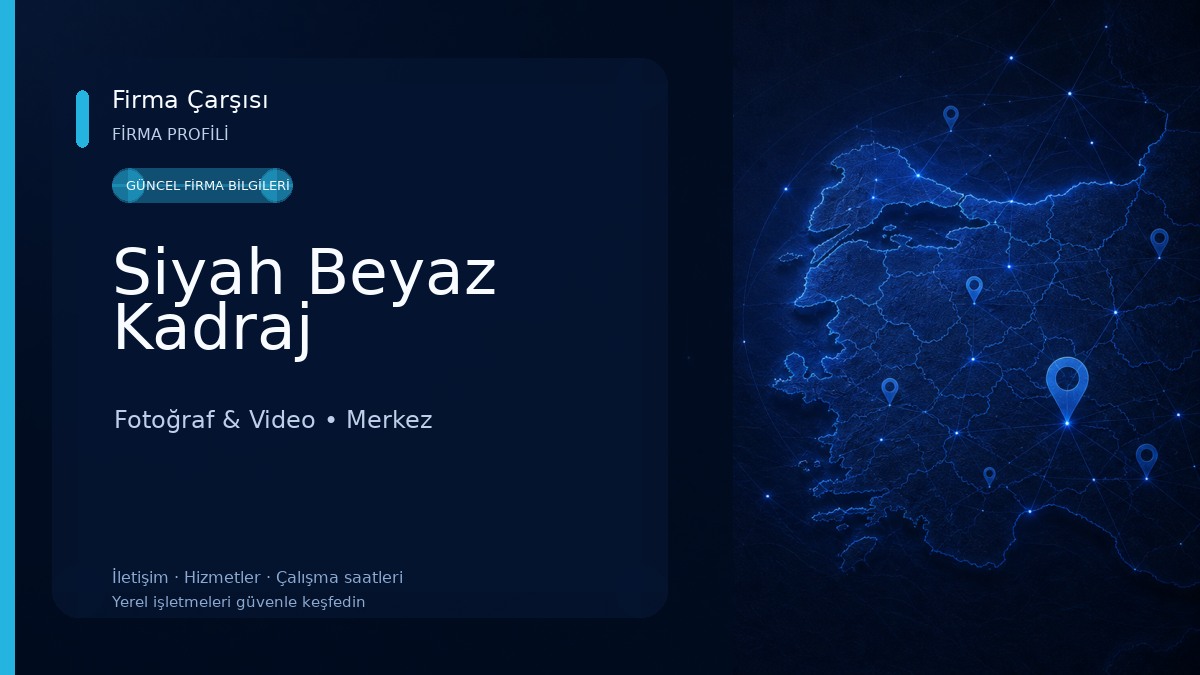 Siyah Beyaz Kadraj 