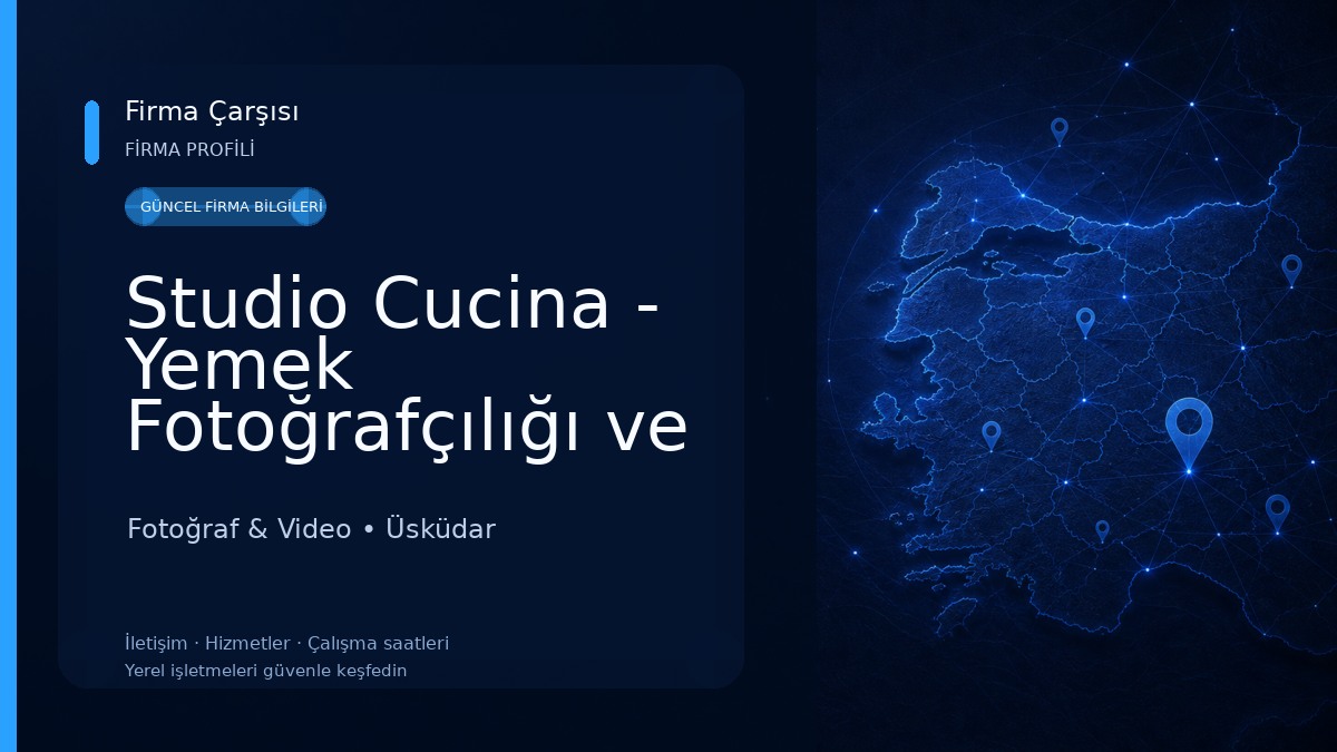 Studio Cucina - Yemek Fotoğrafçılığı ve Stilistliği Hizmetleri