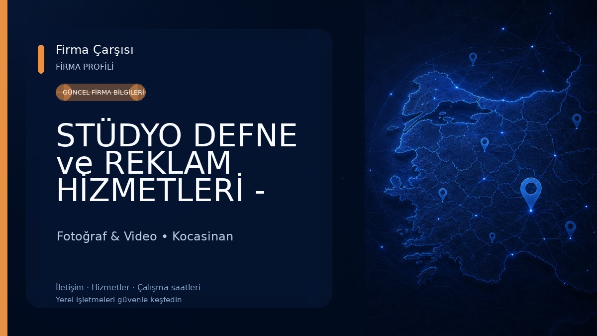 STÜDYO DEFNE ve REKLAM HİZMETLERİ - Hakan KAYA Fotoğraf & Video