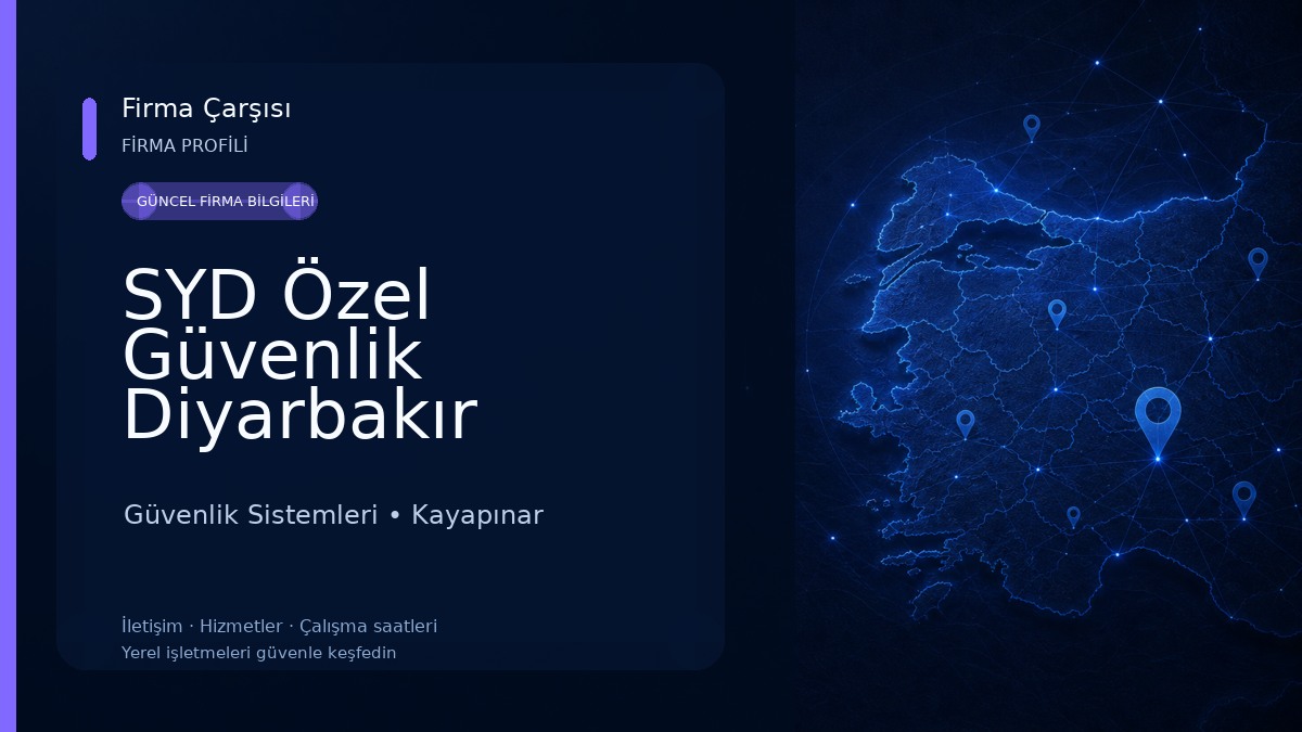 SYD Özel Güvenlik Diyarbakır