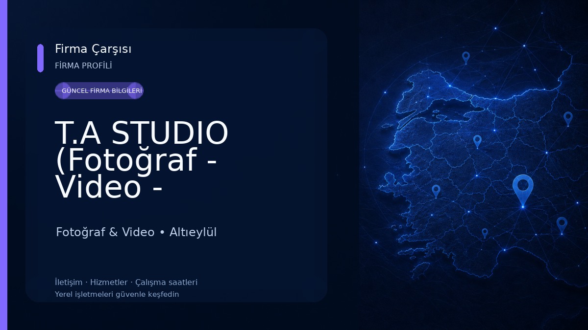 T.A STUDIO (Fotoğraf - Video - Prodüksiyon) Fotoğraf & Video