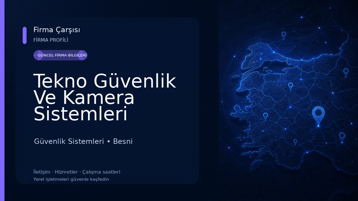 Tekno Güvenlik Ve Kamera Sistemleri