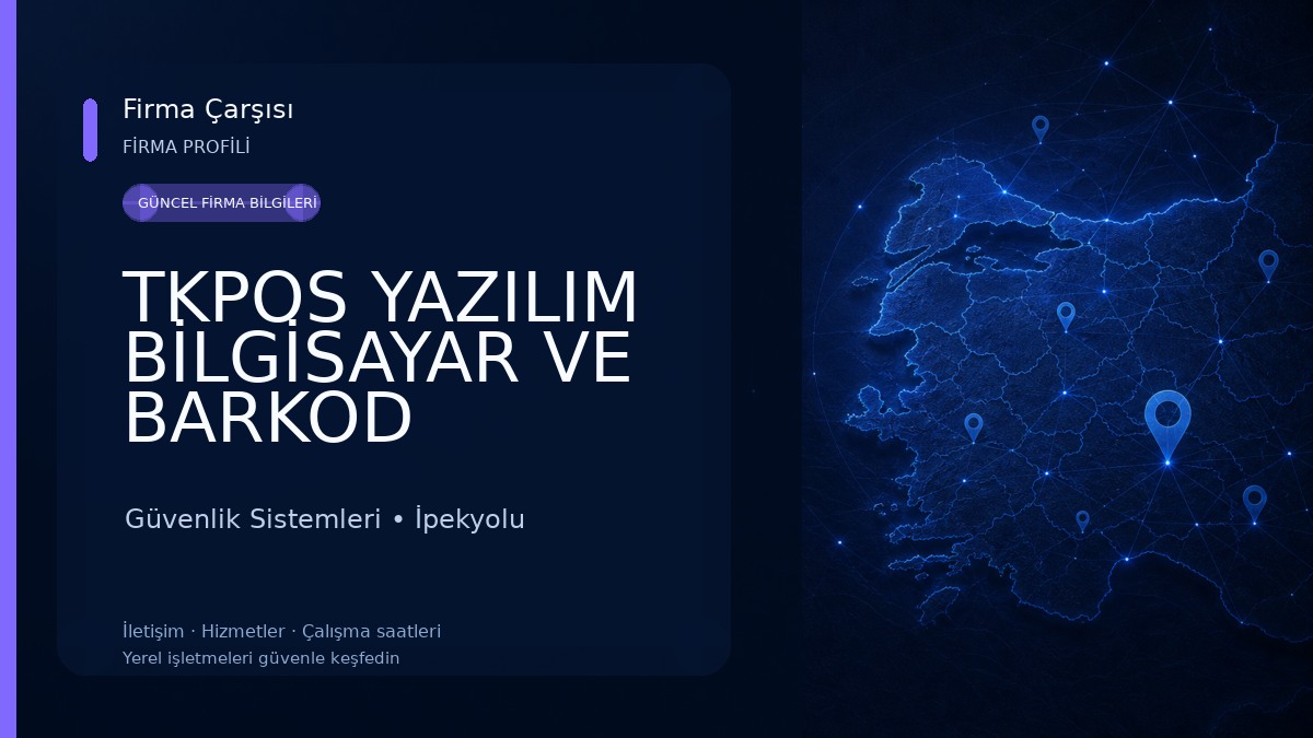 TKPOS YAZILIM BİLGİSAYAR VE BARKOD SİSTEMLERİ