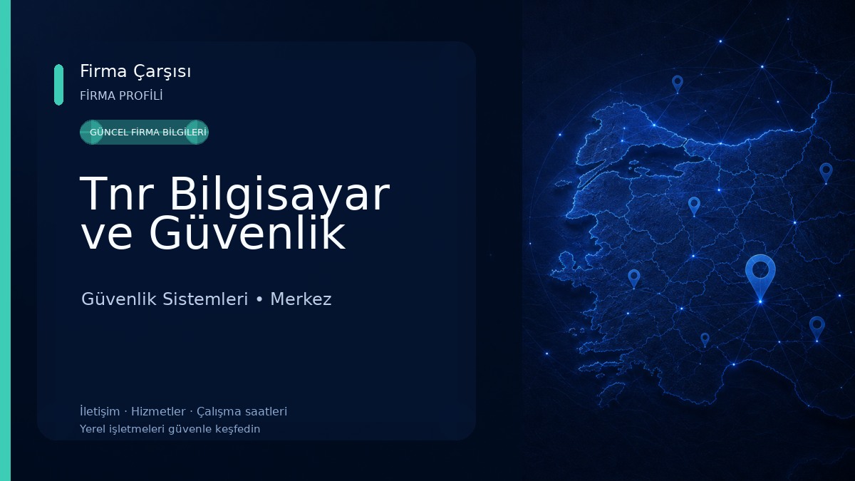 Tnr Bilgisayar ve Güvenlik Güvenlik Sistemleri