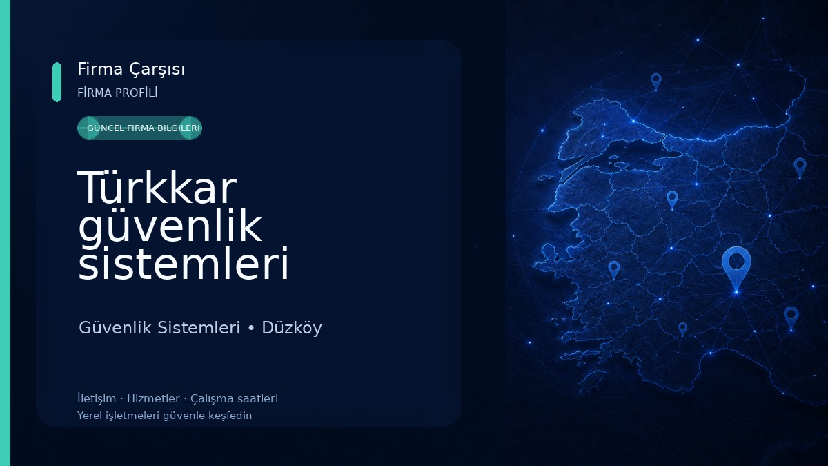 Türkkar güvenlik sistemleri Güvenlik Sistemleri