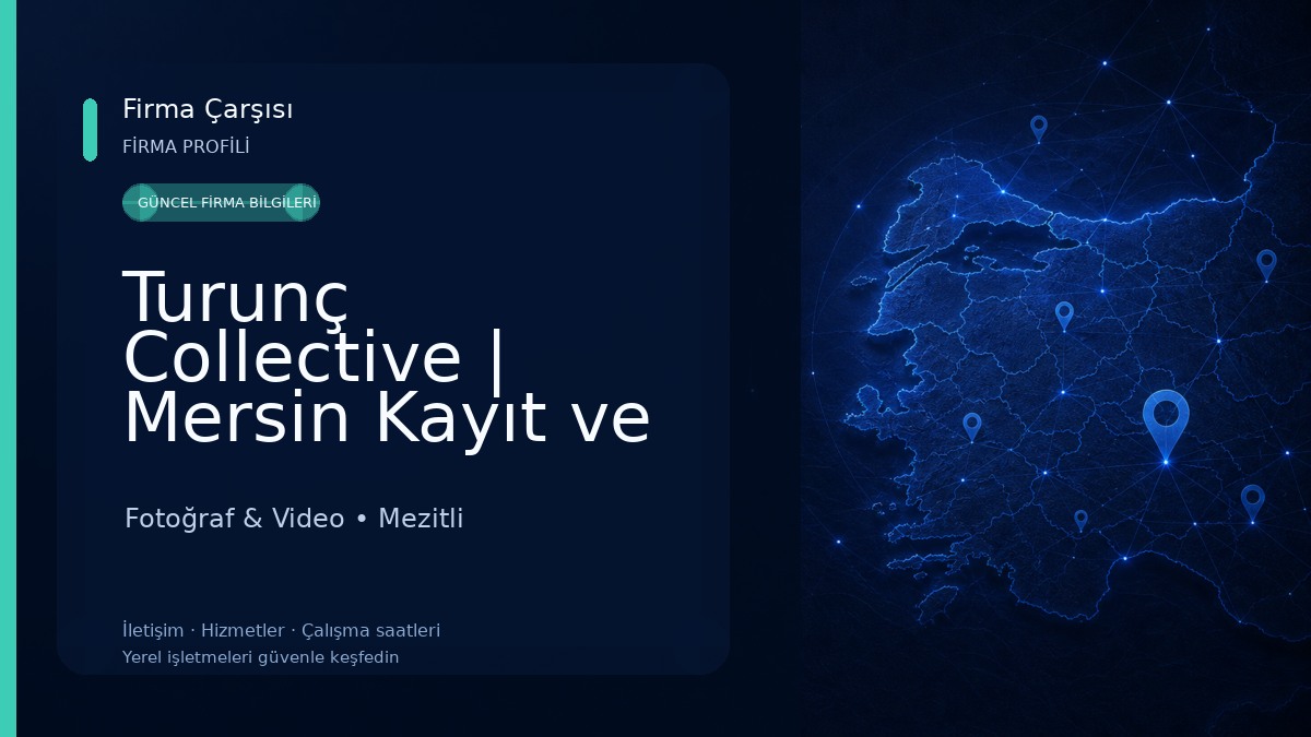 Turunç Collective | Mersin Kayıt ve Video Prodüksiyon Stüdyosu Fotoğraf & Video