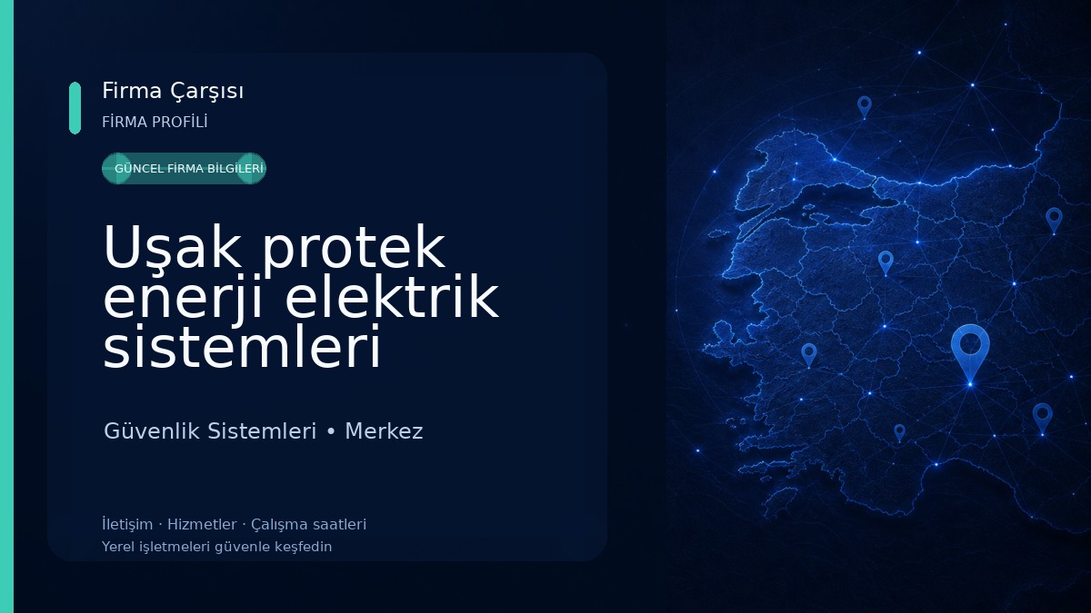 Uşak protek enerji elektrik sistemleri 