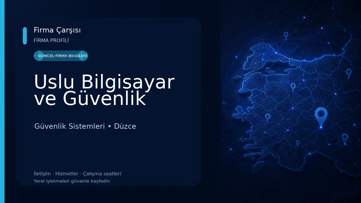 Uslu Bilgisayar ve Güvenlik Güvenlik Sistemleri