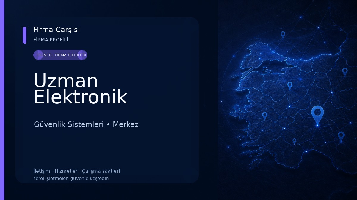 Uzman Elektronik Güvenlik Sistemleri