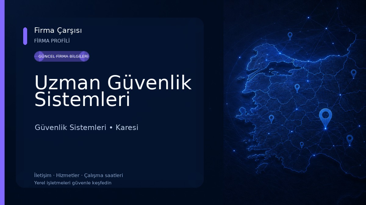 Uzman Güvenlik Sistemleri Güvenlik Sistemleri
