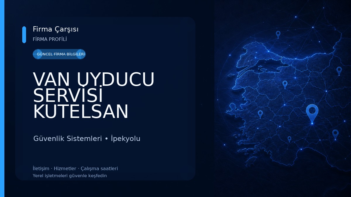 VAN UYDUCU SERVİSİ KUTELSAN ELEKTRONİK Uydu Sistemleri • Güvenlik Kamera Sistemleri • TV Montaj ve Kurulum Hizmetleri