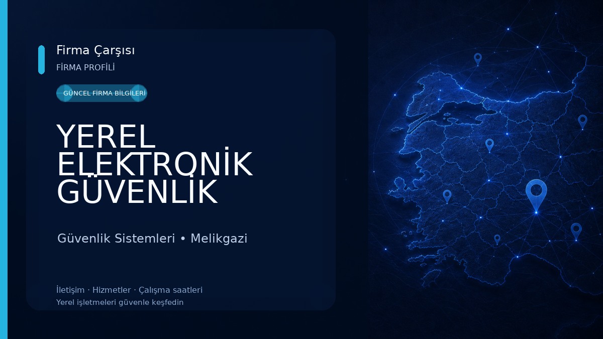 YEREL ELEKTRONİK GÜVENLİK BİLİŞİM TİC.LTD ŞTİ. Güvenlik Sistemleri