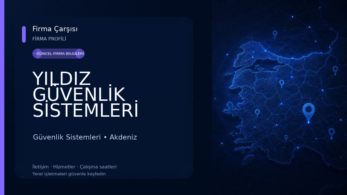 YILDIZ GÜVENLİK SİSTEMLERİ Güvenlik Sistemleri